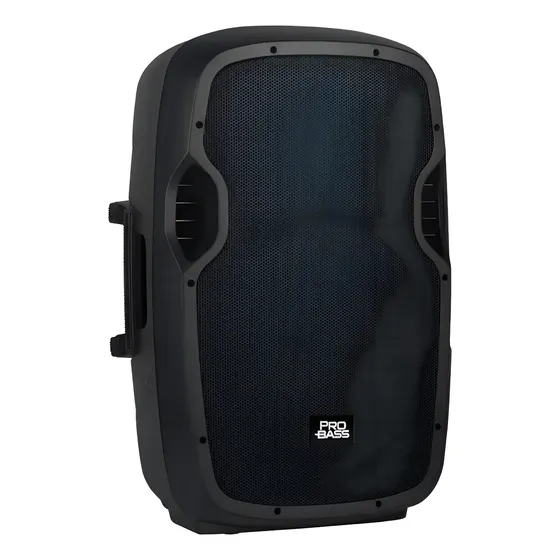 Parlante Pro Bass Elevate 115 portátil con bluetooth negro