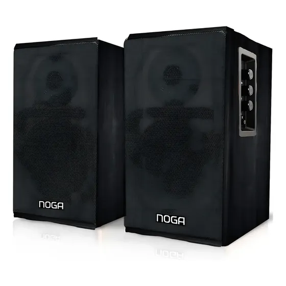 Parlantes Bt 2.0 Noga Aqua 40 Watts Tv Pc 3.5mm Color Negro