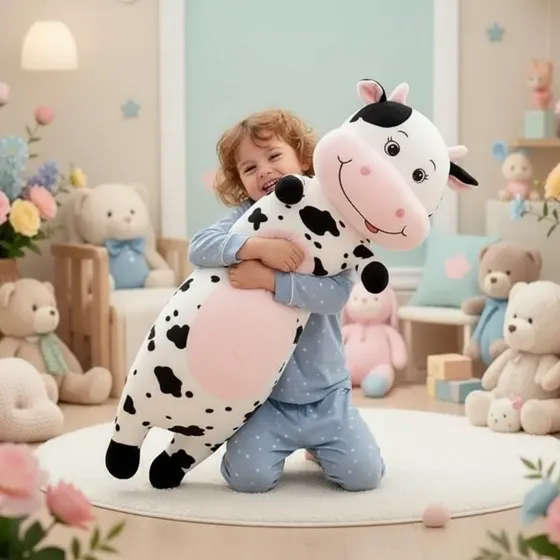 Peluche De Vaca Gigante 110 Cm Más De 1 Metro Almohada