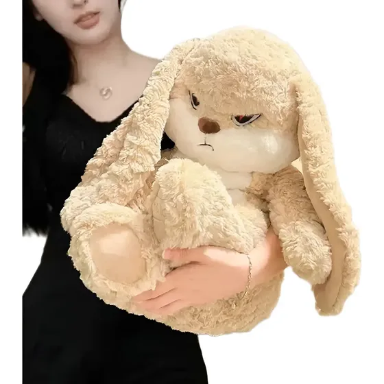 - Peluche Gigante Conejo Enojado Molesto Orejas Largas -