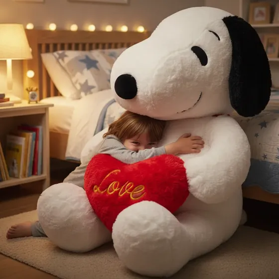 Peluche Snoopy Gigante Enamorado