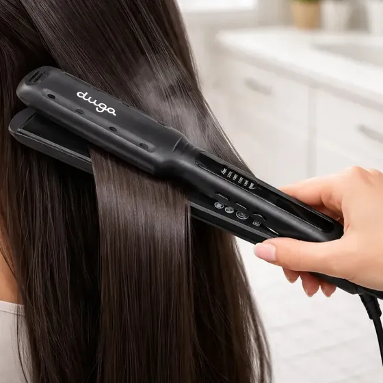 Plancha Para Cabello Humedo Y Seco Duga Profesional D207