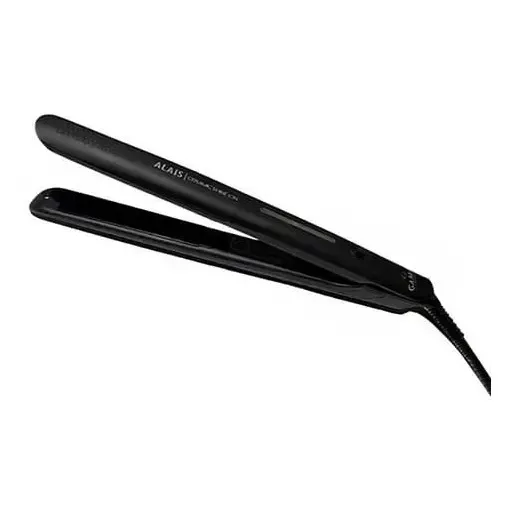 Planchita De Pelo Gama Alais Ceramic Shine Ion Color Negro Italy Professional
