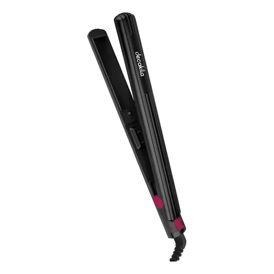 Planchita De Pelo Profesional Ion Ceramica Decakila Tipo Gama Negro Kesh014