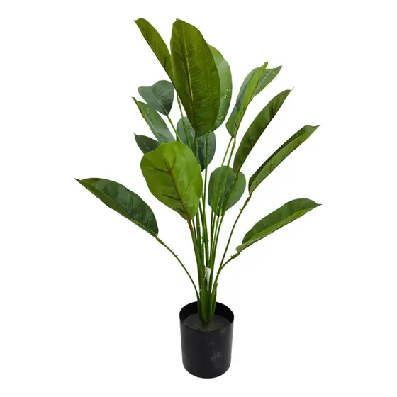 Planta Artificial Con Maceta Hojas Mod8 - Sheshu Home Color Verde#8