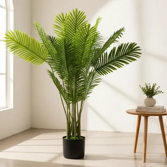 Planta Artificial Decorativa Palmera Tropical 120cms