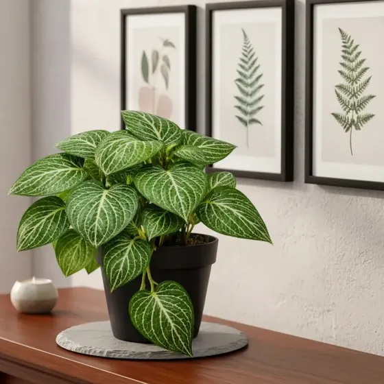 Planta Artificial Potus Decoración Interior Plastica Maceta