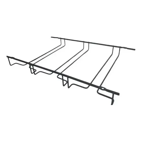 Porta Copas Soporte Triple Colgante Industrial Negro