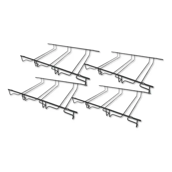 Porta Copas X4 Copero Negro Triple Cuelga Copas Portacopas