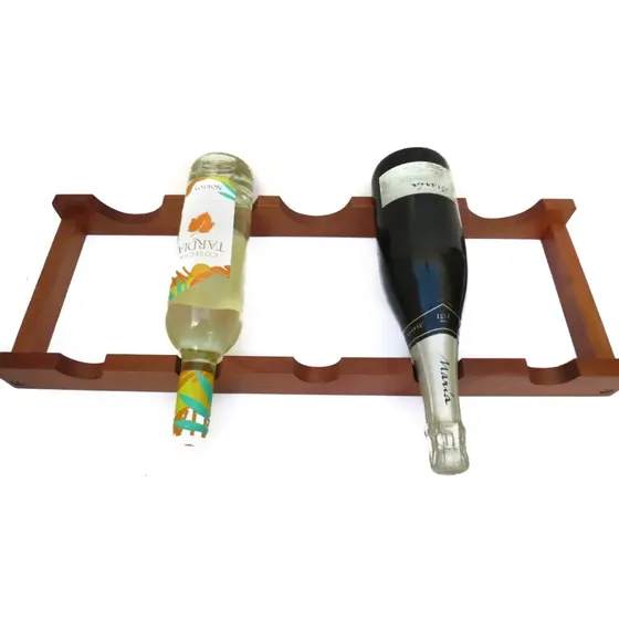 Porta Vino Para 5 Botellas En Algarrobo