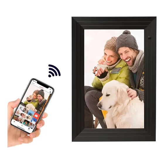 Portarretrato Digital Wifi 10.1 Hd Táctil Con Sonido Y App