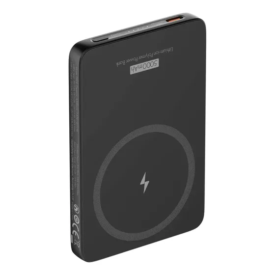 Power Bank 5000mah Magnetico 15w Inalambrico Pq28 Ldnio Ultraligero 119g Pd 20w Usb C Wireless Magnetico Compatible iPhone Android Chip Inte
