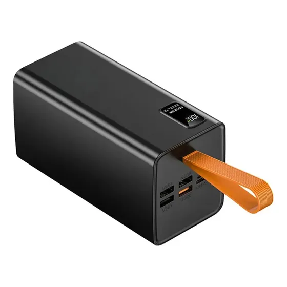 Power Bank 60000mah Carga Rapida 22.5W 5 Puertos USB-C Carrello CA-369 Negro