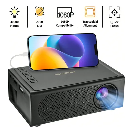 Proyector M200s Mini Portátil 1080p Espejado