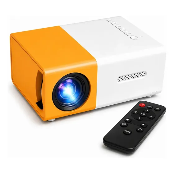 Proyector mini Genérica Mini Portable Tv Projector YG300 600lm