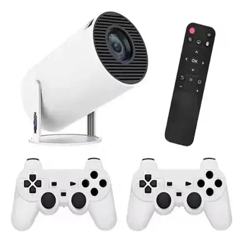 Proyector Mini Portátil 4K con Consolas de Juego y Android para Cine y Gaming