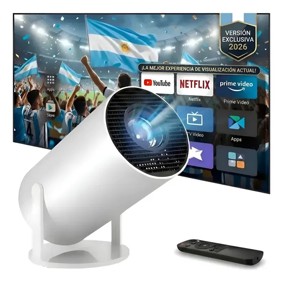 Proyector Portátil 4k Wifi Bluetooth Led Full Android Hd