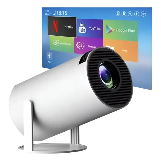 Proyector Portatil 4k Wifi Bluetooth Led Full Inteligente