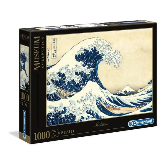 Puzzle Clementoni Hokusai - La Gran Ola - 1000 Piezas