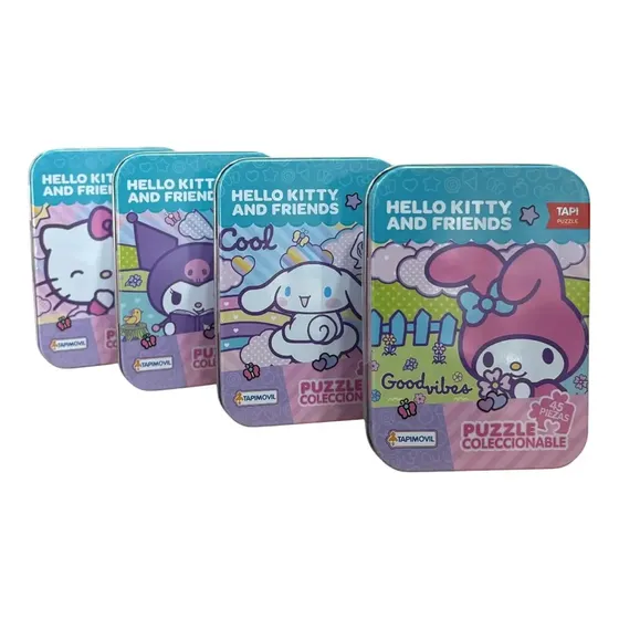 Puzzle De Hello Kitty En Lata 45 Pzas