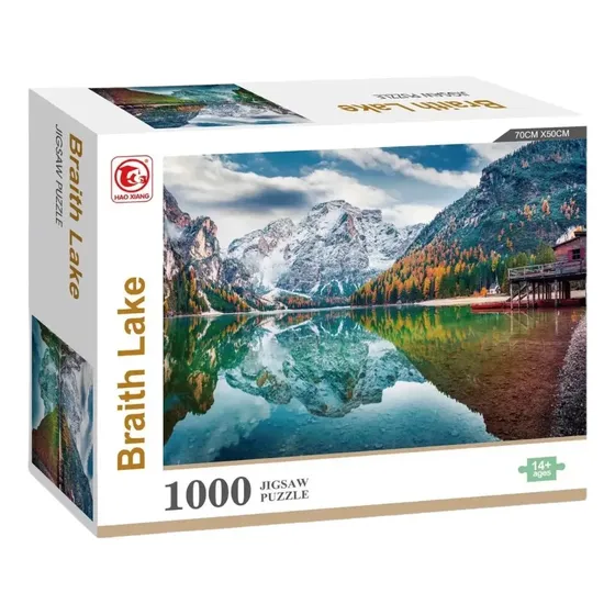 Puzzle Paisaje Lago Braith 1000 Piezas 70x50 cm Hao Xiang