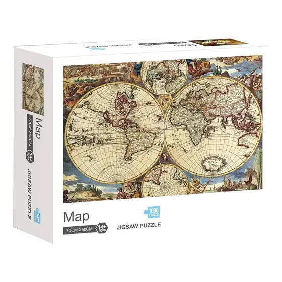 Puzzle Rompecabezas Mapa 1000 Piezas