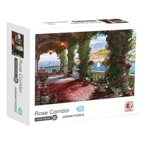 Puzzle Rompecabezas Rose Corridor 1000 Piezas