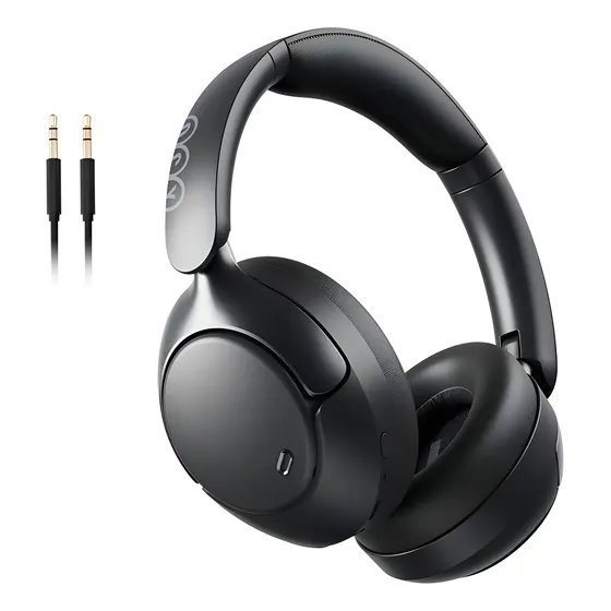 Qcy H3 Pro Anc Auriculares Bt 5.4 Conexión Dual 50db Hi-res Color Negro