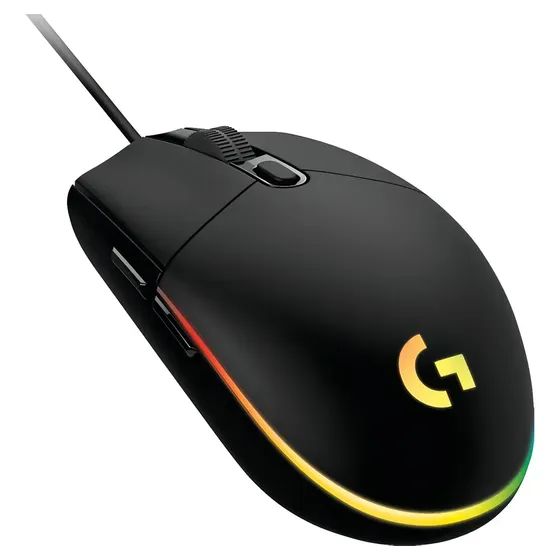 Ratón Para Juegos Con Cable Logitech G203 Lightsync, 8,000 D