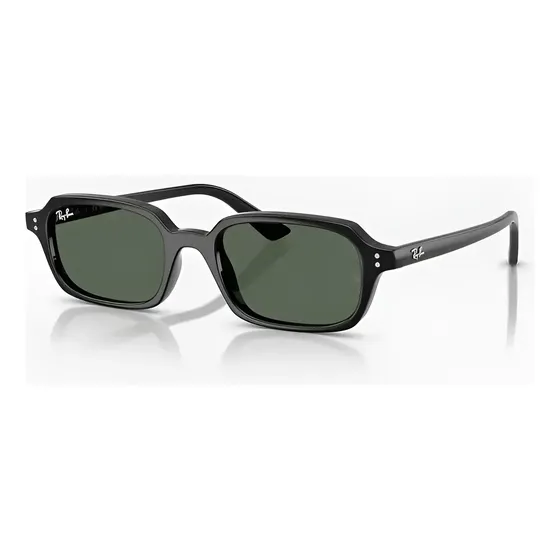 Ray-ban Zuri Bio-based Rb4455 Tendencia Color Negro Lente Verde Oscuro Varilla Negro Armazón Negro Diseño Cuadrado