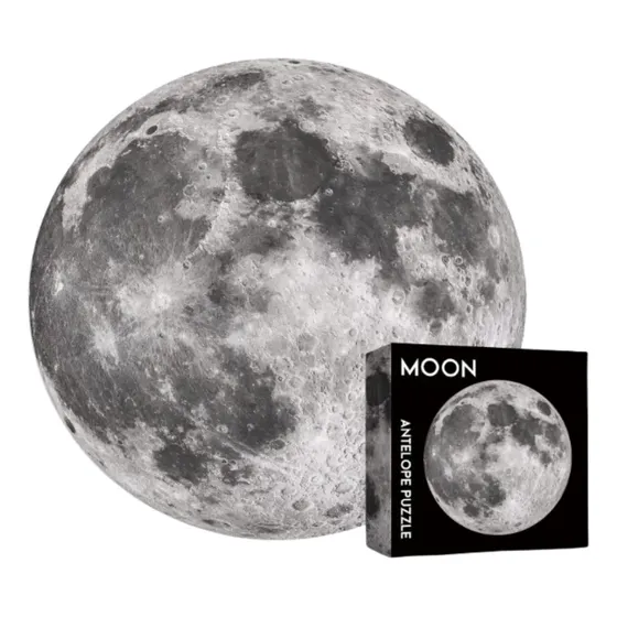 Rompecabezas Circular 1000 Piezas Luna 65cm De Diámetro