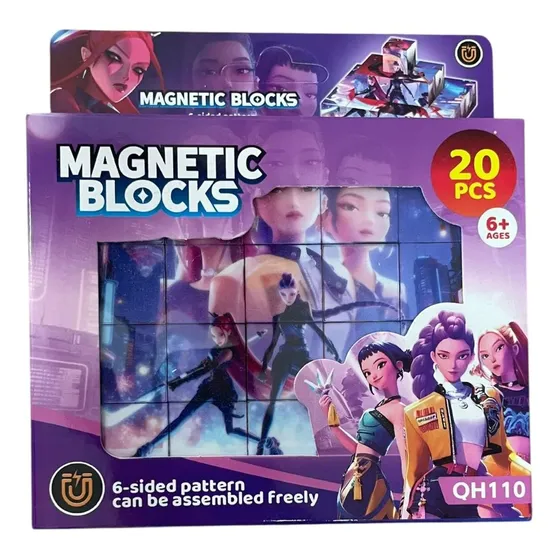 Rompecabezas De Cubos Magnéticos K Pop X20 Piezas