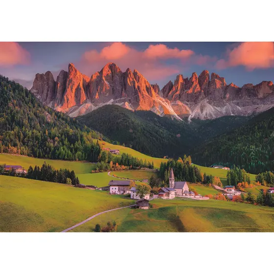 Rompecabezas Esplendor De La Montaña 1000 Pz Clementoni Italia Dolomitas Alpes