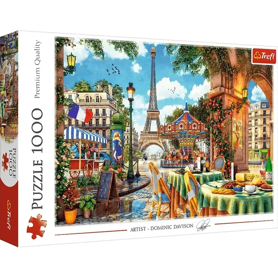 Rompecabezas Puzzle 1000 Piezas Trefl Mañana En Paris 10622