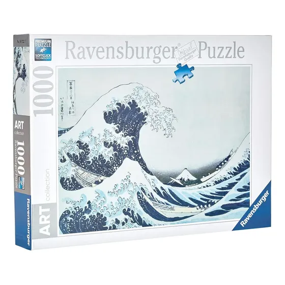 Ropecabezas Ravensburger 1000 La Gran Ola De Kanagawa Arte