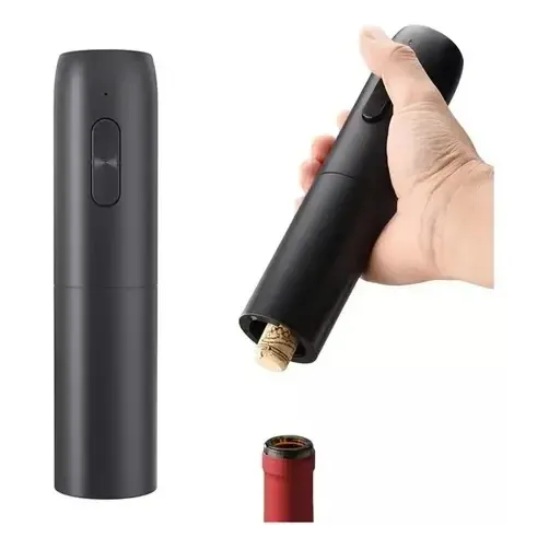 Sacacorcho Electric Automatico Usb Descorchador Destapador Color Negro