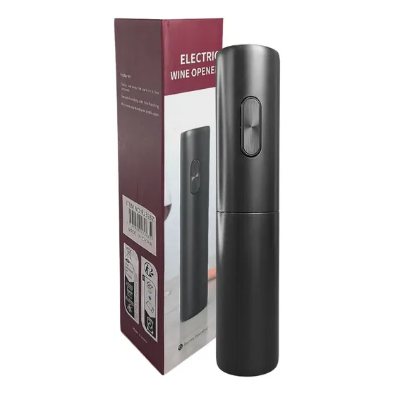 Sacacorchos Automático Eléctrico para Vino Bz3 Modelo RJ3932 Negro