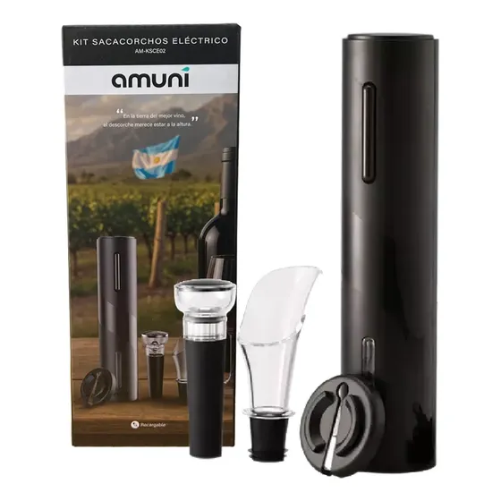Sacacorchos Automático Eléctrico Vino Destapador Carga Usb
