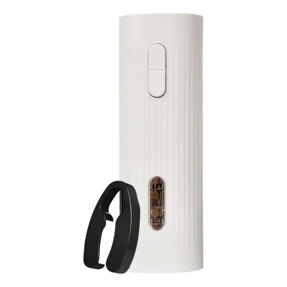 Sacacorchos Eléctrico Daza Destapador Vino Recargable Blanco Blanco
