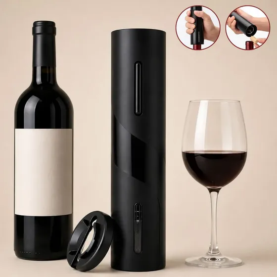 Sacacorchos Electrico Recargable Vino Destapador De Botellas