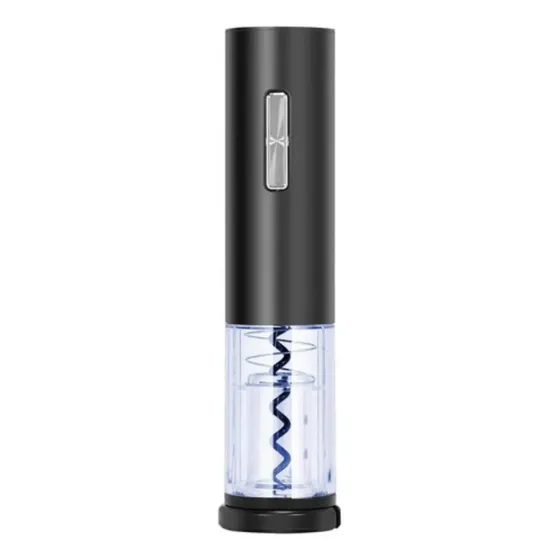 Sacacorchos Electrónico La Huella Recargable USB Negro Con Cortador