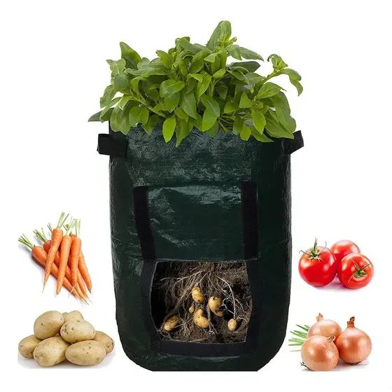 Saco Plantación Papa Tomate Pe Bolsa Cultivo Huerto Urbano