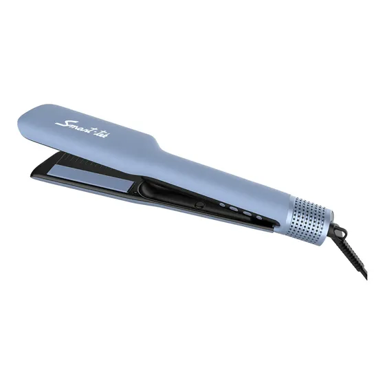 Secador y Plancha de pelo 2 en 1 Ceramica Iónica De Aire Alisadora Smart-tek Therapro Ion Celeste