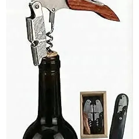 Set 2 Destapadores Sommelier Madera Rosewood Y Ébano