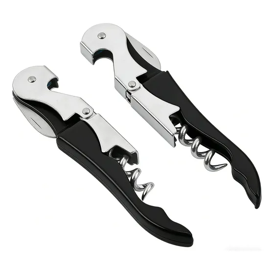 Set 2 Sacacorchos Profesional Sommelier Con Cortapapel