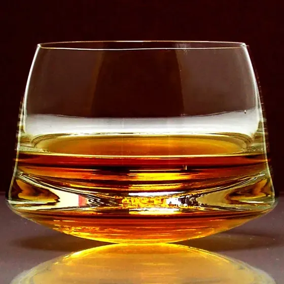 Set 2 Vasos Whisky Mareado (pack negro) Cristal