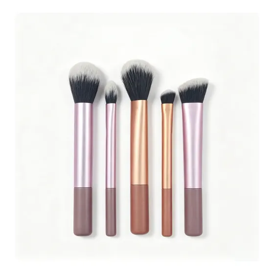 Set 5 Brochas Maquillaje Profesional Para Rostro
