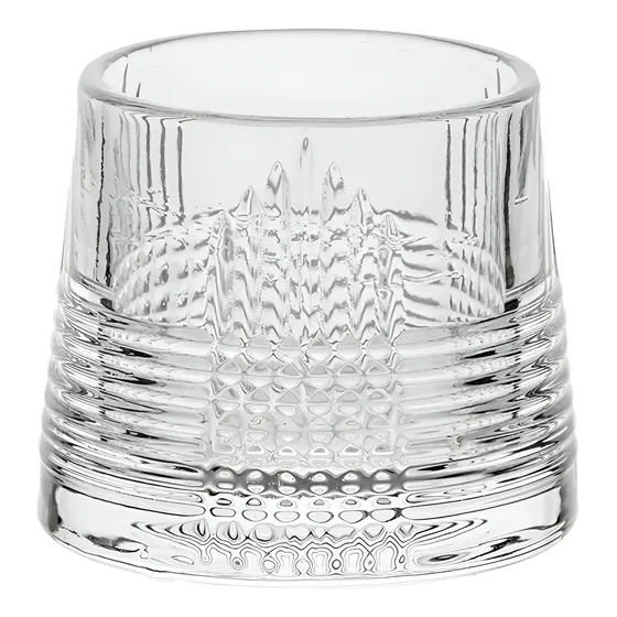 Set 6 Vasos Vidrio Dunia Labrado Refrescante 170mL Ideal Bebidas