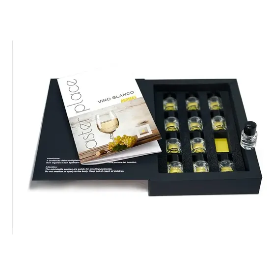 Set Aromas Vino Blanco Para Degustación Sommeliers Y Amante