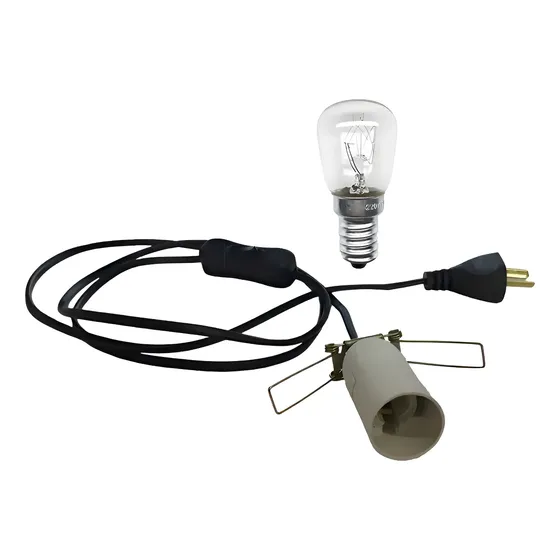 Set Completo Cable Lampara De Sal Cableado + Lamparita Tm